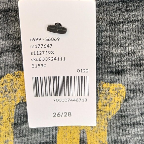 NWT Lane Bryant Black/Gray Long Sleeve Top Size 26/28 (4X) - Picture 6 of 7